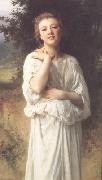 Adolphe William Bouguereau Girl (mk26) oil on canvas